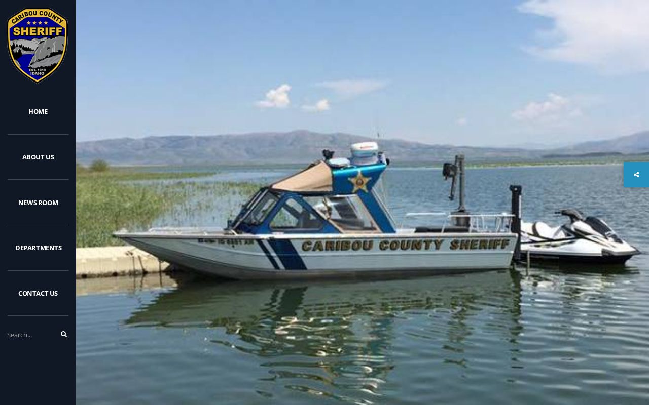 Caribou County arrest lookup Sheriff website